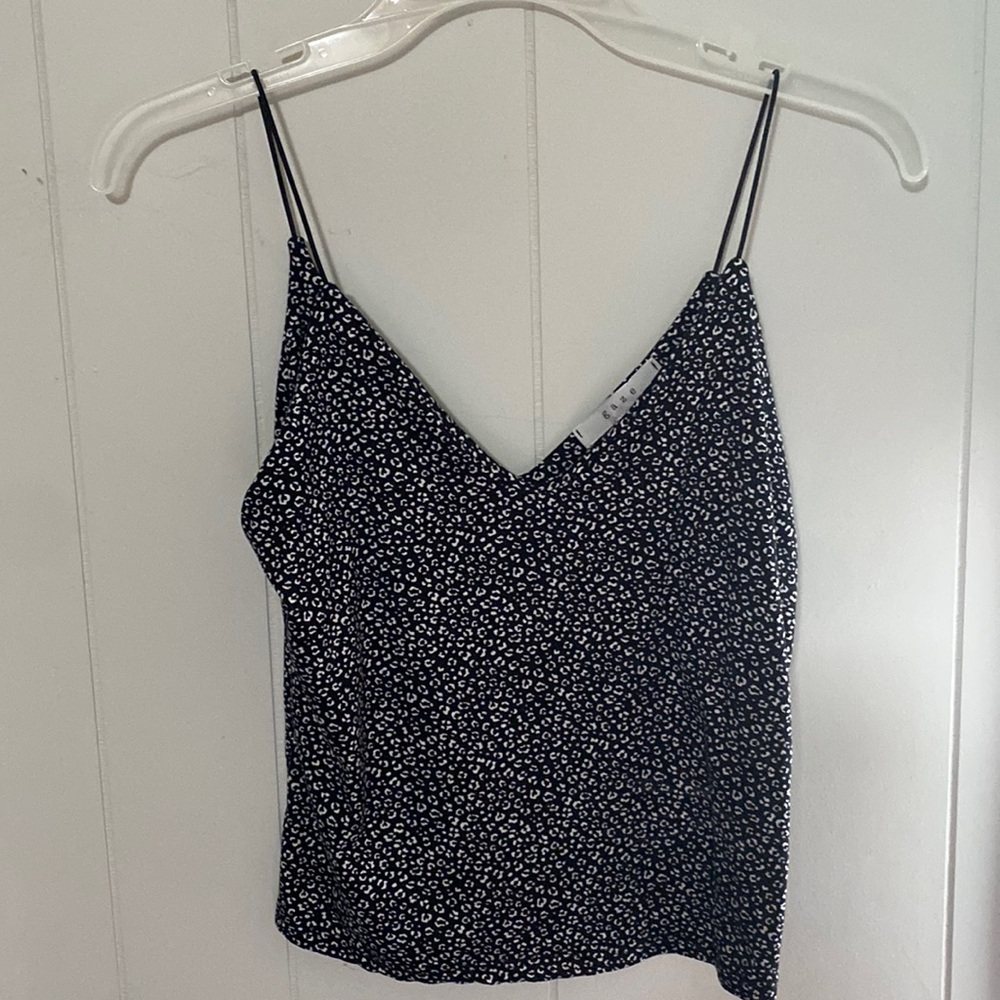 Black spaghetti strap tank